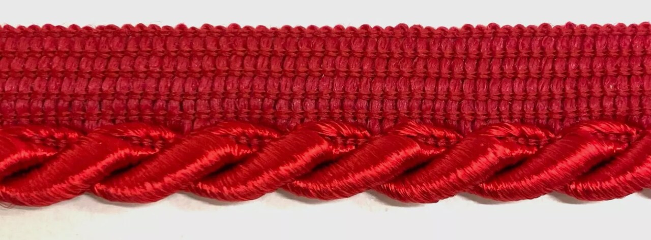 Large Twist Cord with Lip Piping Trimming - 6 Yards - Many Colors Available!